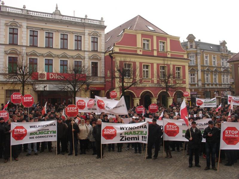  „Stop Odkrywce” - wsparli protest w Lesznie
