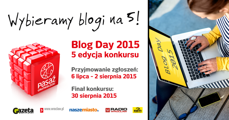 Jury wybrao finalistw Blog Day 2015